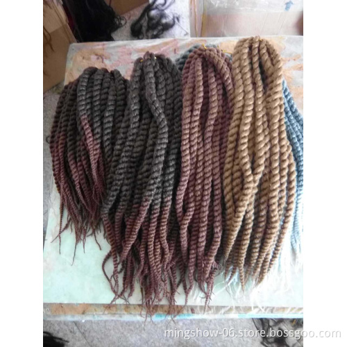 free shipping wholesale pre twisted hair, twist braid hair big promotion